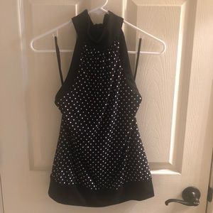 White House Black Market Polka Dot NWT